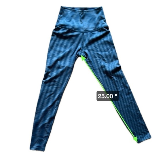 Beyond Yoga | Surf Stripe High Waisted Legging Sz XS Workout Activewear Gym - Picture 9 of 9